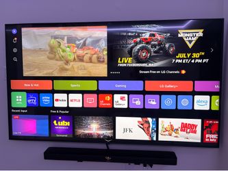 75” LG TV with Wall Mount