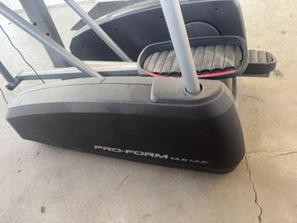 Workout elliptical