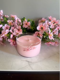 Love Spell scented soy candle.