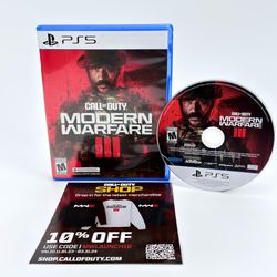 Call of Duty: Modern Warfare 3 • Sony PlayStation 5, 2023 • Disc & Case