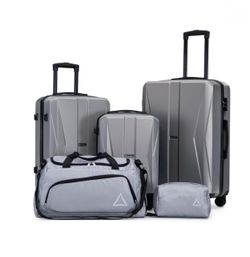 Luggage set 5 piece Silver (NEW)