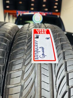 Two 2️⃣ semi new tire General 225/65R17”