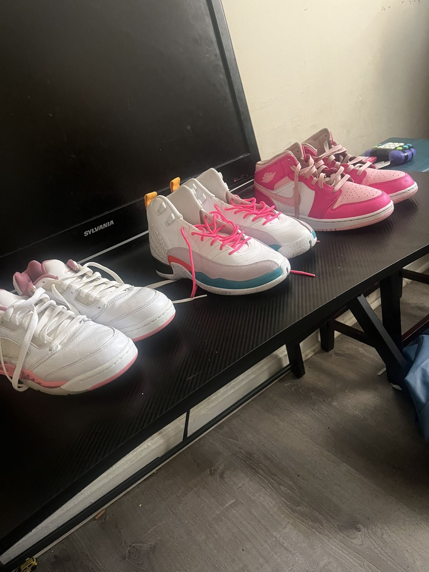 Female Jordan’s size 6 all 3 pair together for 130.00