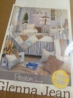 Glenna Jean Preston Collection quilt and bedskirt