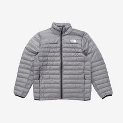 The North Face Terra Peak Jacket Grey/Black Sz Large