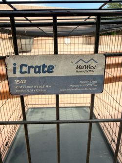 I crate  dog crate