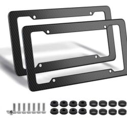 Carbon Fiber Design License Plate Frames
