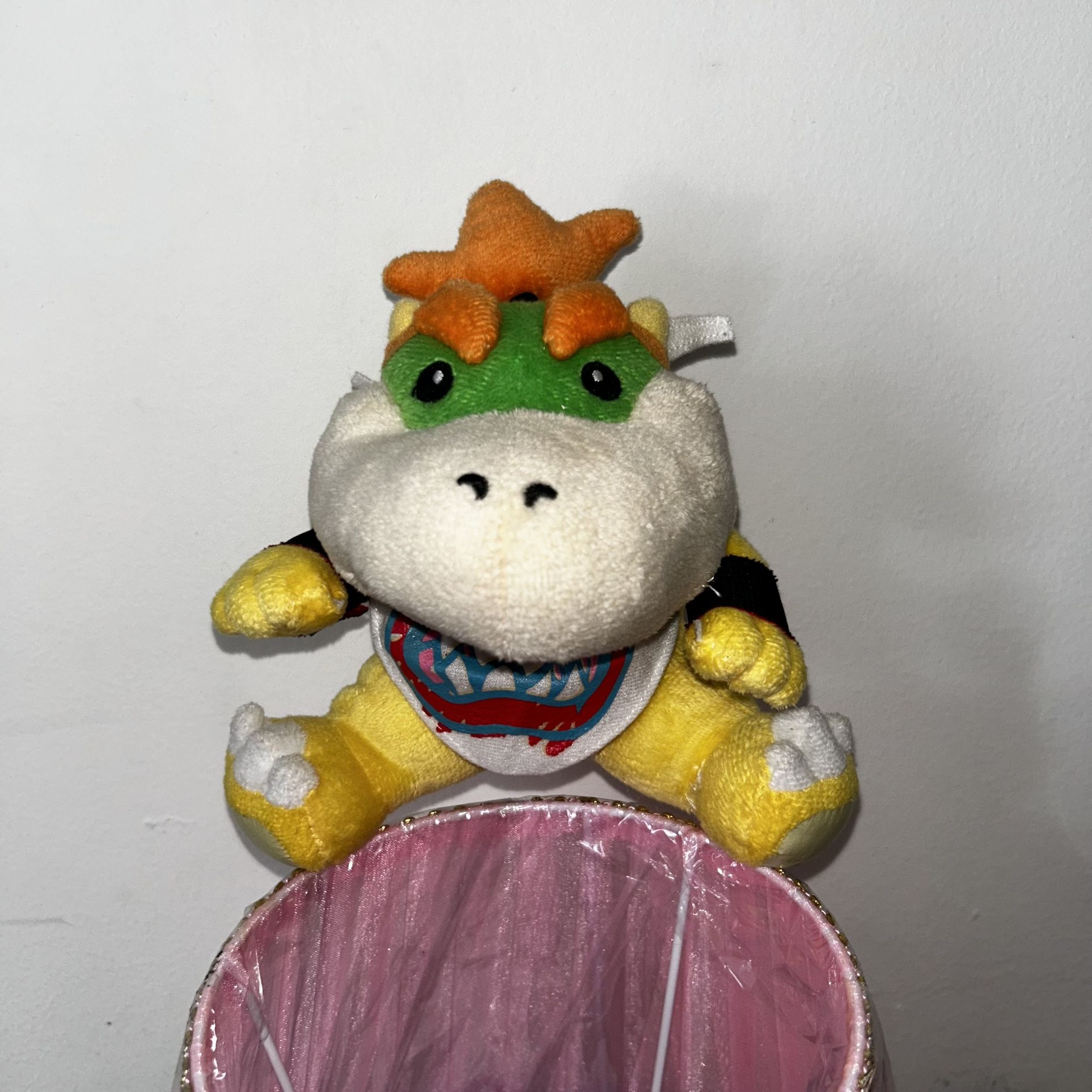 Rare SAN- EICO Bowser Jr. Koopa Baby Super Mario bros San-EICO Plush doll Toy Nintendo S9.