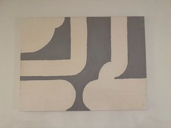 Abstract Textured Wall Art Canvas