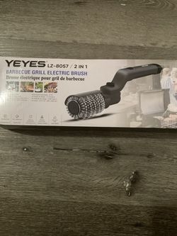 Yeyes Barbecue grill electric brush 2in1