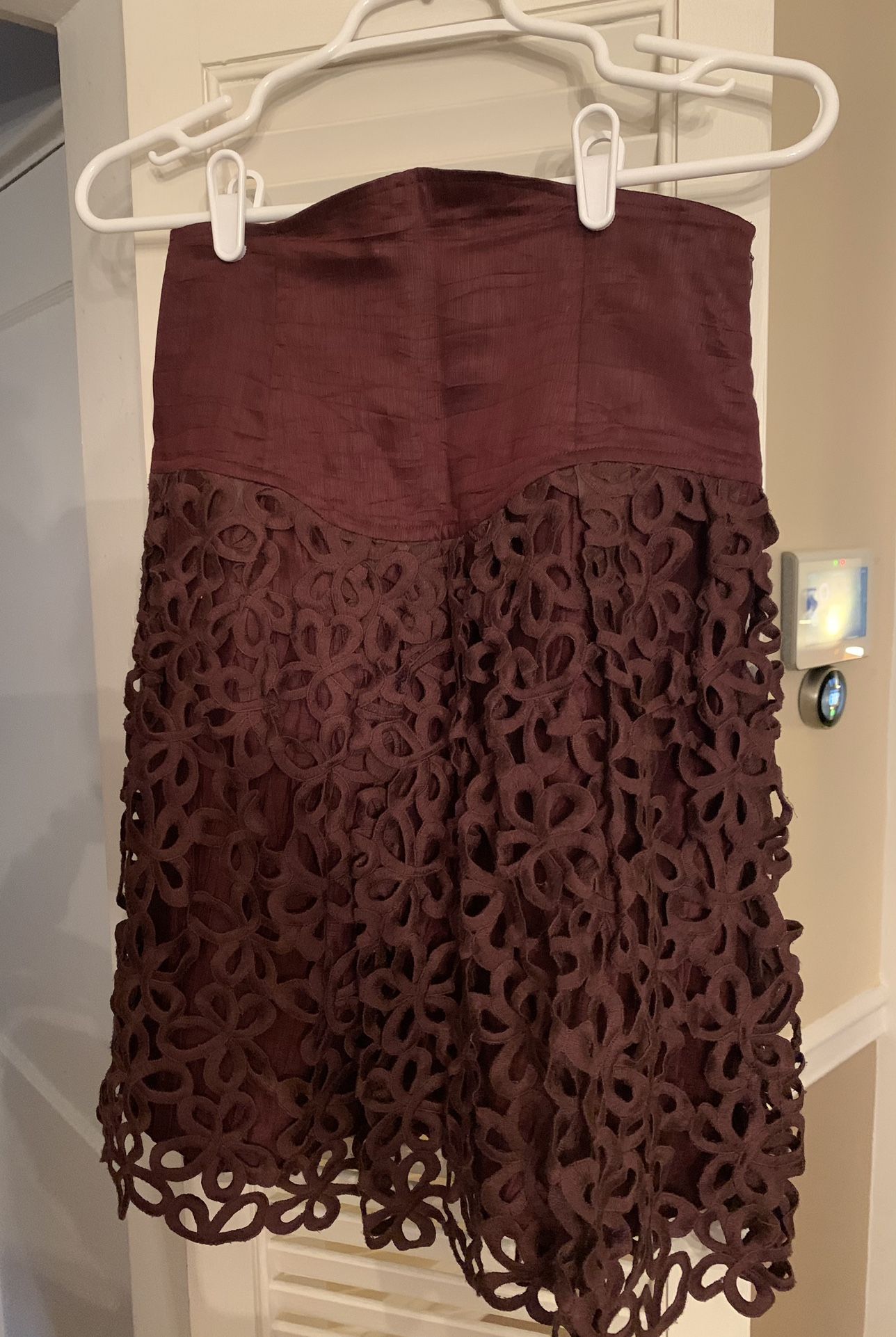 Chocolate Daisies Robert Rodriguez Skirt
