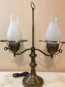 Antique lamp. No shade.