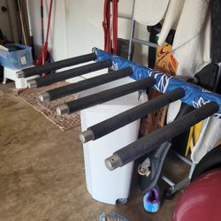 Surfboard wall rack 