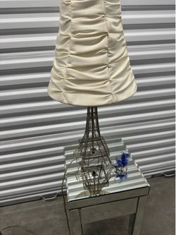 Eiffel Tower metal lamp and shade $35