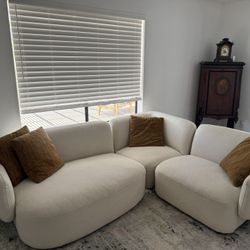 Boucle Sectional Couch