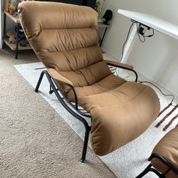 Glider Rocking Chair With Ottoman