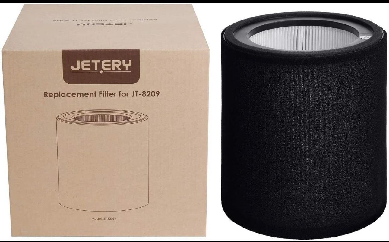 JETERY True HEPA Replacement Filter for JT-8209 Air Purifier