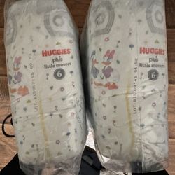 40 Huggies Diapers Size 6 