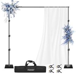 FUDESY Heavy Duty Backdrop Stand, 10x10ft Adjustable Photo Background Stand 3872G