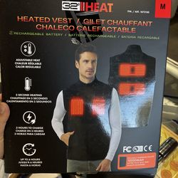 New rechargeable heated west - 32 degrees