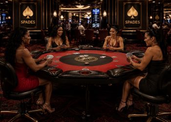 Folding Poker Spades ♠️ 8 Player Texas Holden Game Table