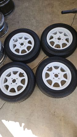 14" civic hx wheels & tires