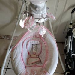 Fisher Price Baby swing Pink 