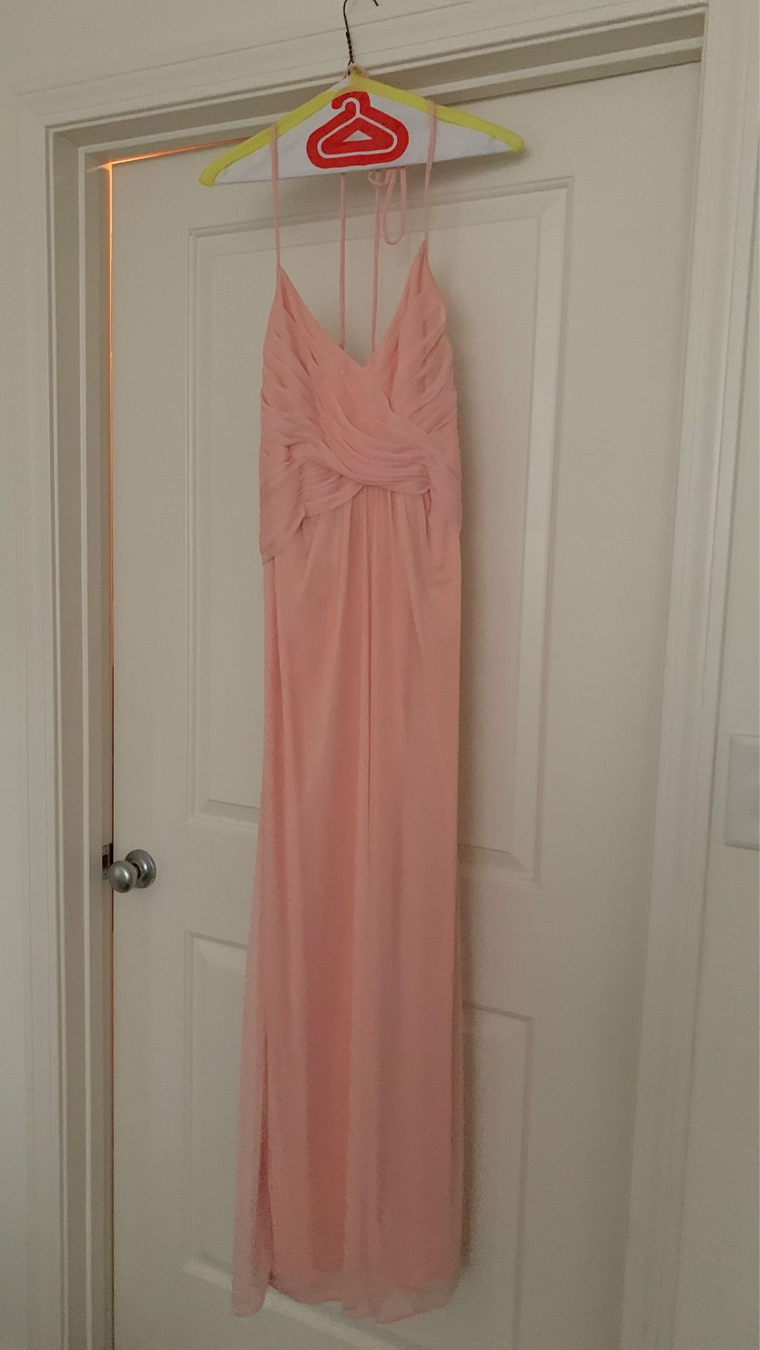 David’s bridal halter dress size 6