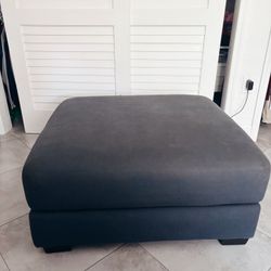 Navy Ottoman