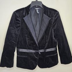 DKNY Vintage Women's Velvet Blazer 