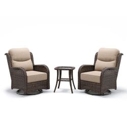 Top quality 6-in deep seating cushions patio furniture set patio swivel chairs patio rocking chairs outdoor swivel rocking chairs brand new 🆕🚎🛺🆕