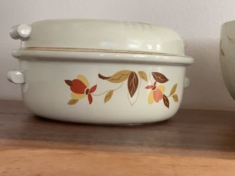 Vintage Hall Pottery "Autumn Leaf