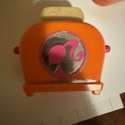 Mattel Barbie Breakfast Time Toaster Replacement Kitchen Accessory Orange 2010