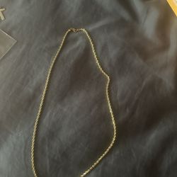 10kt Solid Gold 24” chain 50% Off Retail!!