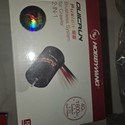 Hobbywing 1800kv Fusion 2 In 1 Sensored Brushless Combo 