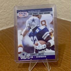 Emmitt Smith 1990 Rookie Sports Card