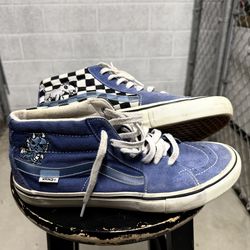 Vans x Alltimers Sk8-Mid Pro Sneakers - Blue Size 11