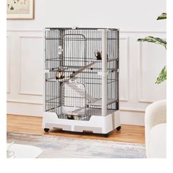 Rolling Multilevel Small Animal Cage