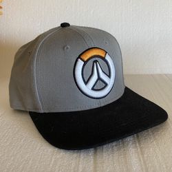 Overwatch SnapBack Cap Flat Bill Hat Bioworld Video Game Logo 2018