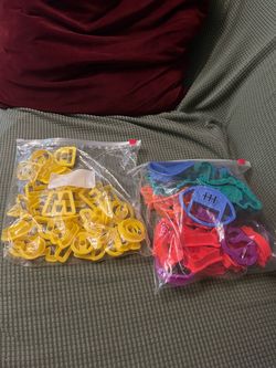 Plastic cookie cutters lot
