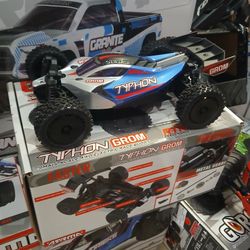 Arrma Typhon Grom 4x4 Brushed Electric Including Remote Controller Battery And A Charger 