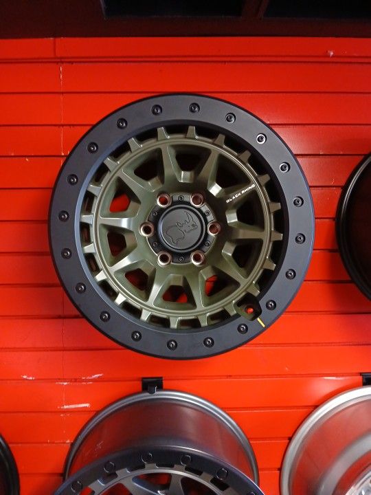 17x9 6x139 Black Rhino Tusk