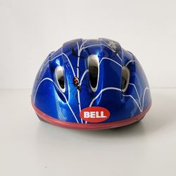 Kids Spiderman Bike Helmet Royal Blue 

