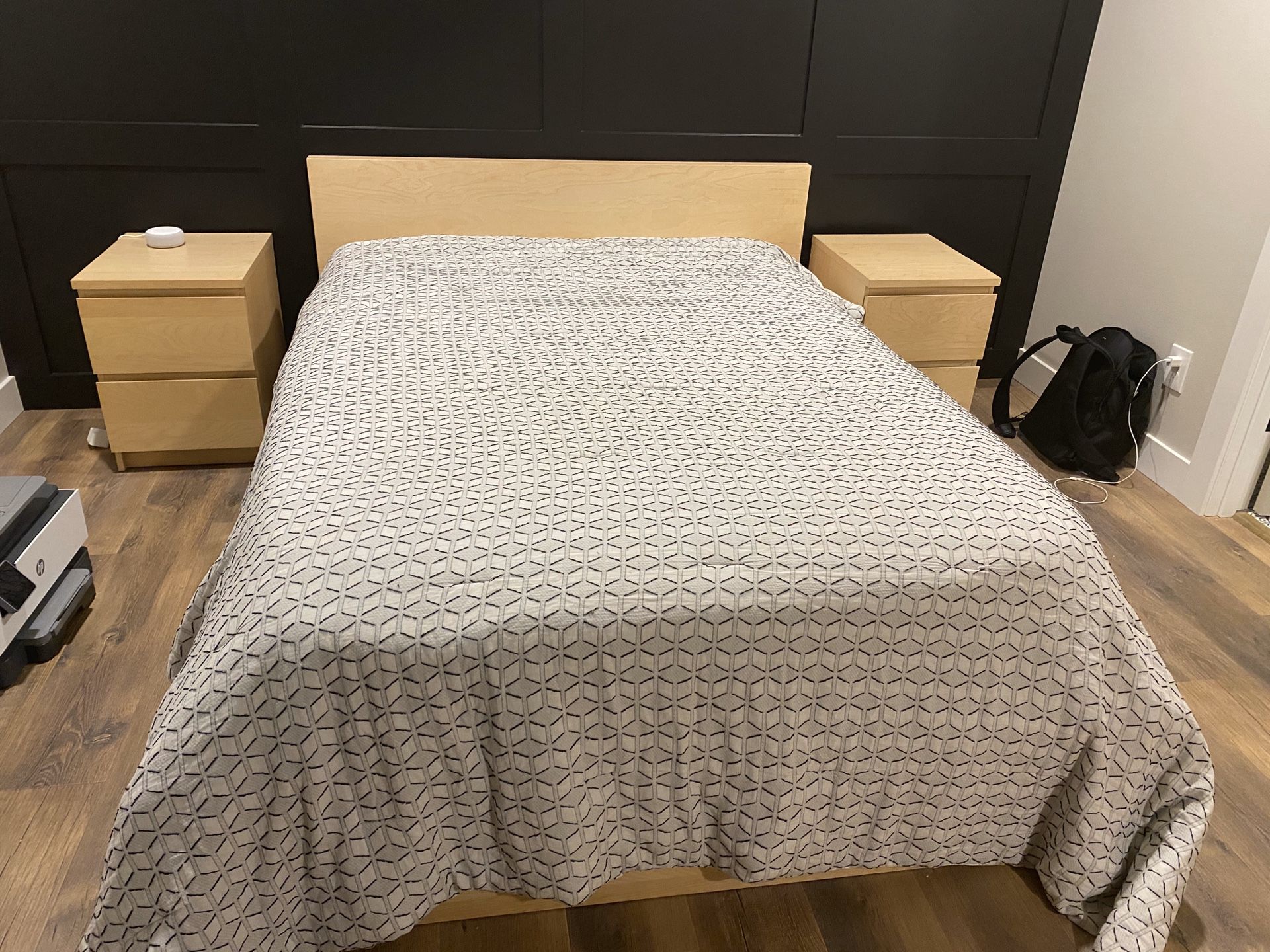 IKEA Malm full size bedroom set