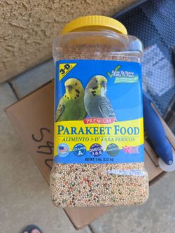 Parakeet food