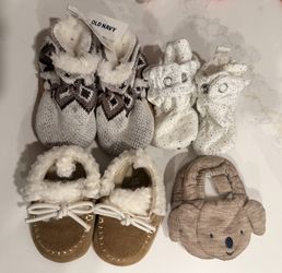 Infant Boy/neutral Slippers/shoes 
