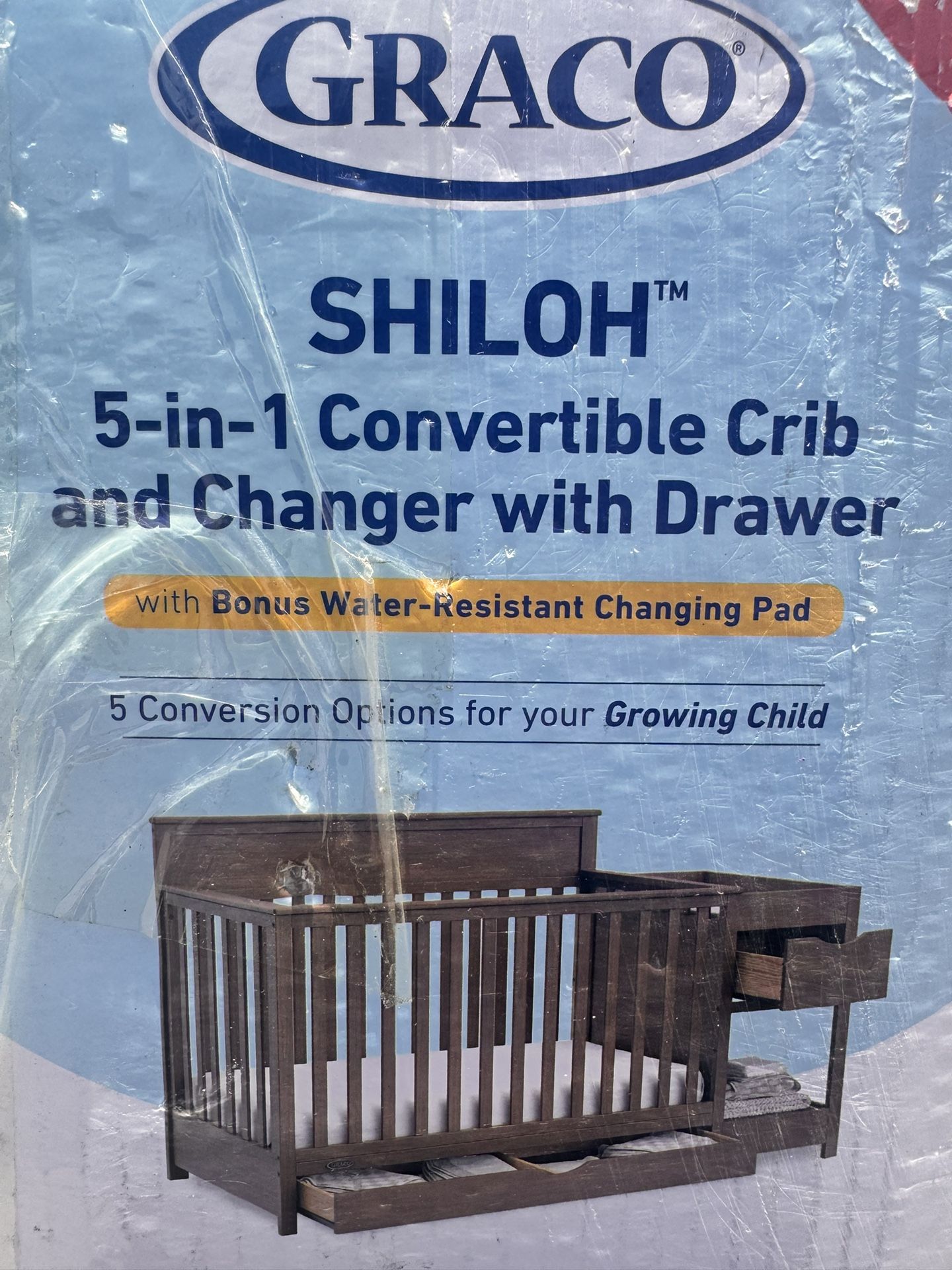 Brand New !! 5 In 1 Crib With Changer And Drawer (hablo español)