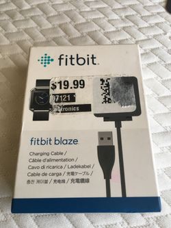 Fitbit blazes, Charging cable.