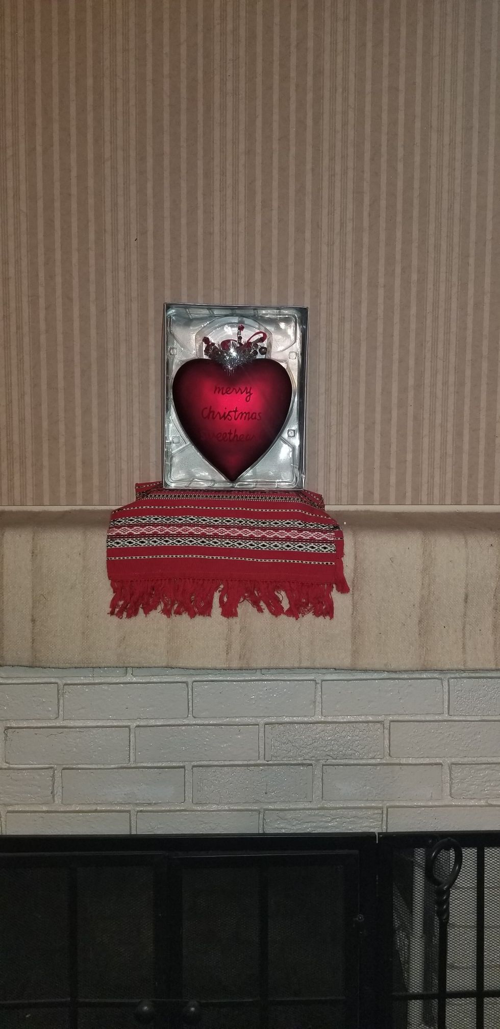 Big heart ornament