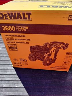 Dewalt pressure washer